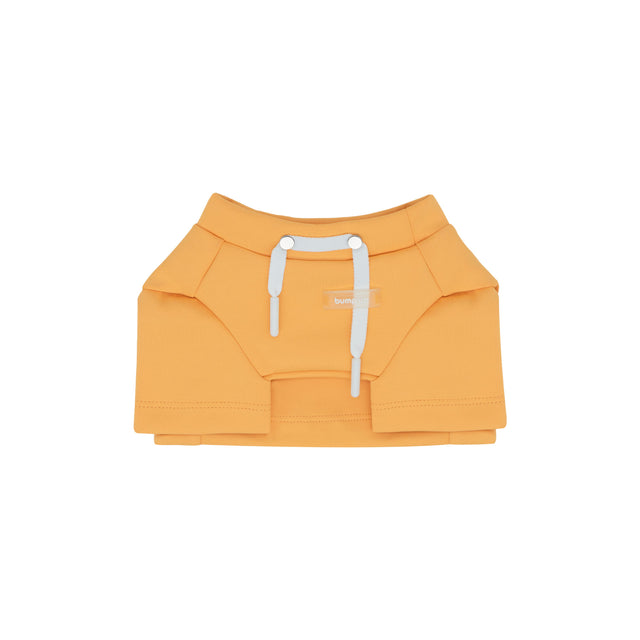 bump_up_Crop_Hoodie_Orange_Front_View